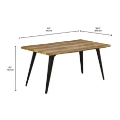 Rectangular Dining Table 63"