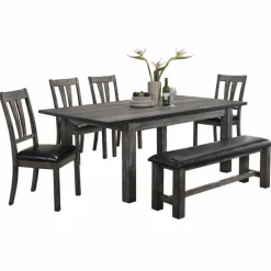 Rectangular Extendable Dining Table