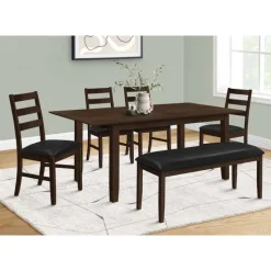 Monarch Rectangular Extendable Dining Table 60" to 78" -