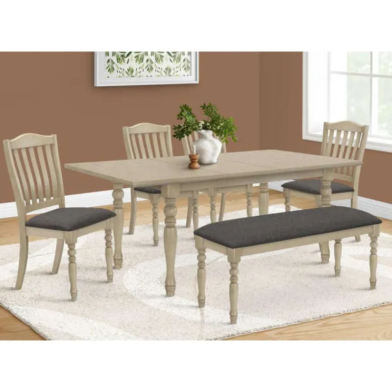 Monarch Rectangular Extendable Dining Table 60" to 78" -
