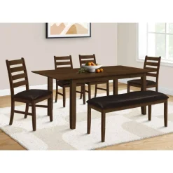 Monarch Rectangular Extendable Dining Table 60" to 78" -