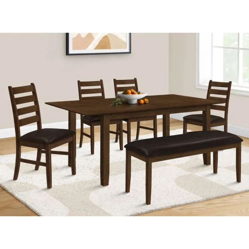 Monarch Rectangular Extendable Dining Table 60" to 78" -