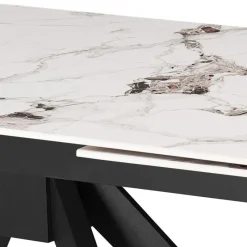 Rectangular Extendable Sintered Stone Dining Table 63" to 95"