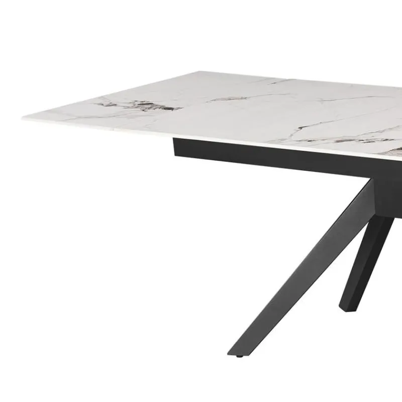 Rectangular Extendable Sintered Stone Dining Table 63" to 95"