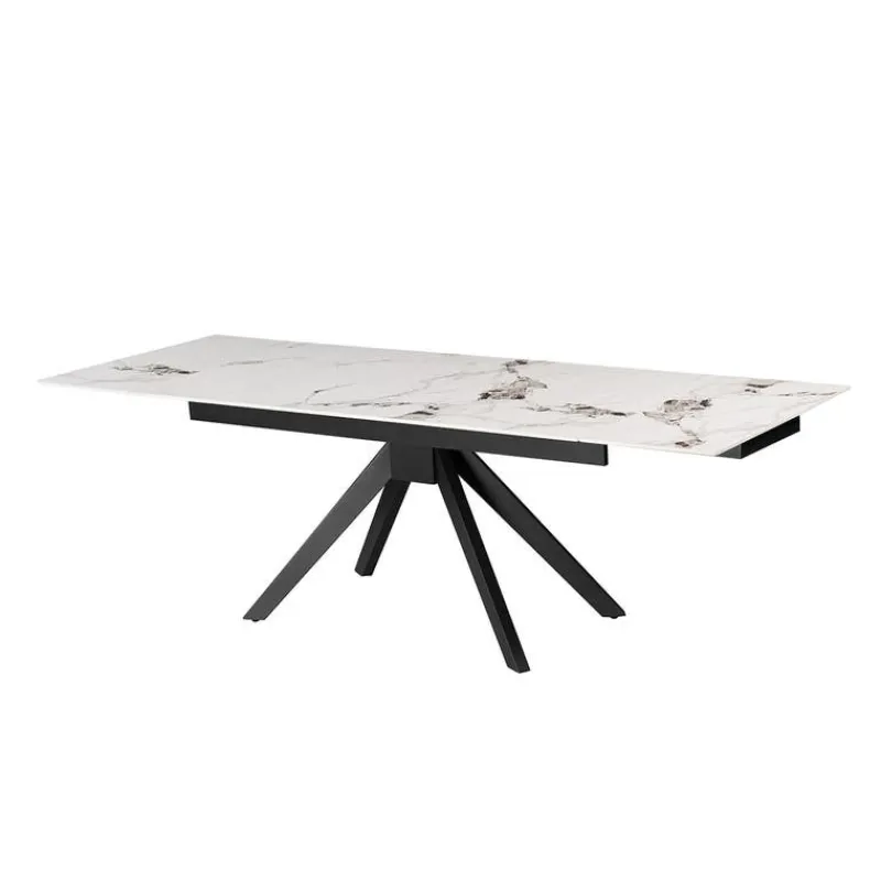Rectangular Extendable Sintered Stone Dining Table 63" to 95"