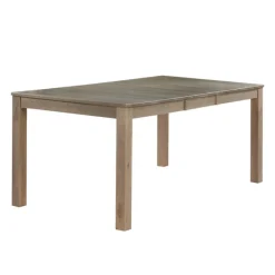 Arboit Poitras Rectangular Extendable Solid Wood Dining Table 54" to 70"