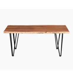 Rectangular Solid Wood Coffee Table