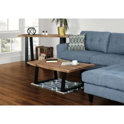 Rectangular Solid Wood Coffee Table