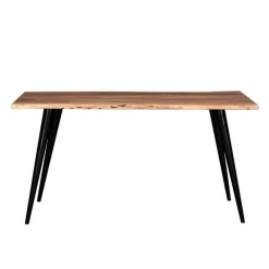 Rectangular Solid Wood Dining Table 58"