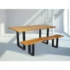 Rectangular Solid Wood Dining Table 67"