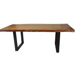Rectangular Solid Wood Dining Table 84"