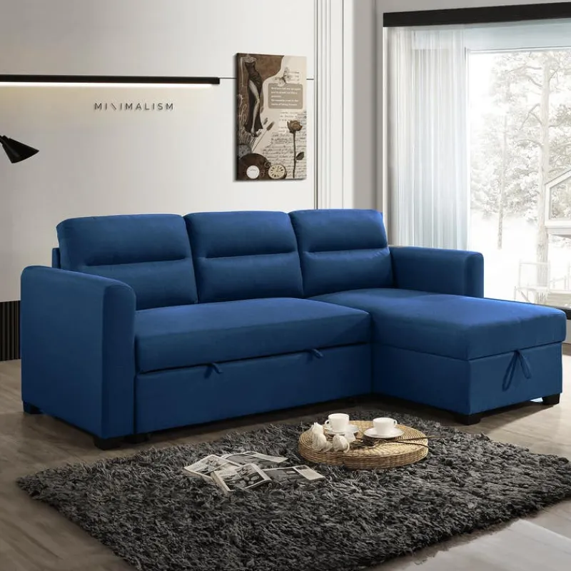 Reversible Sectional Bed with Storage -