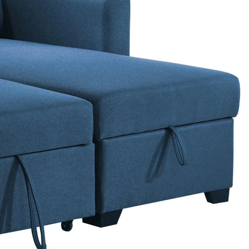 Reversible Sectional Bed with Storage -