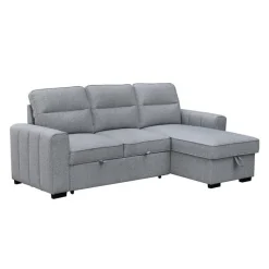 Reversible Sectional Bed with Chaise and Storage