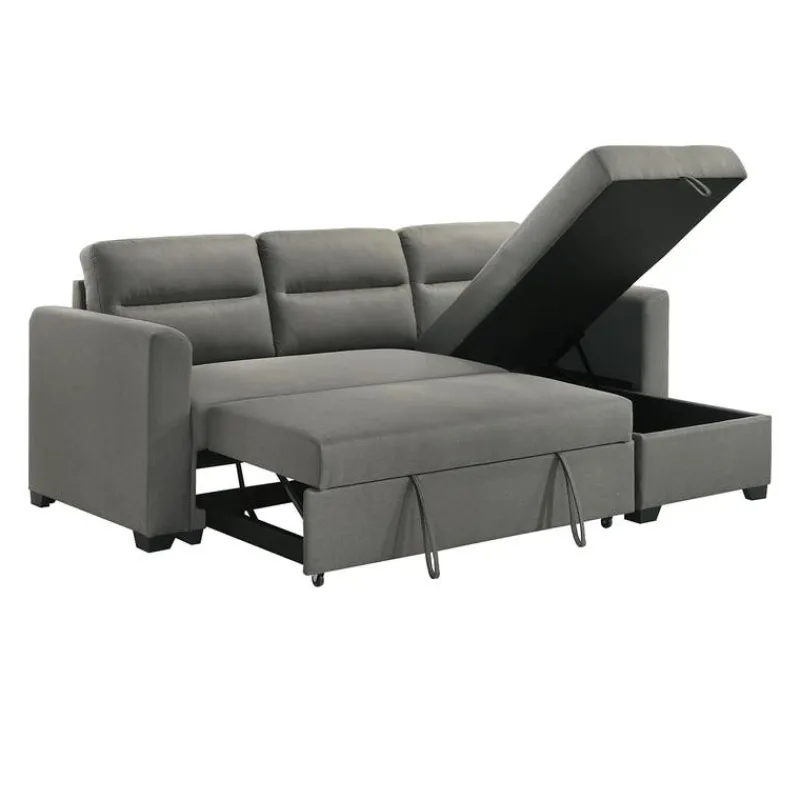 Reversible Sectional Bed with Storage -