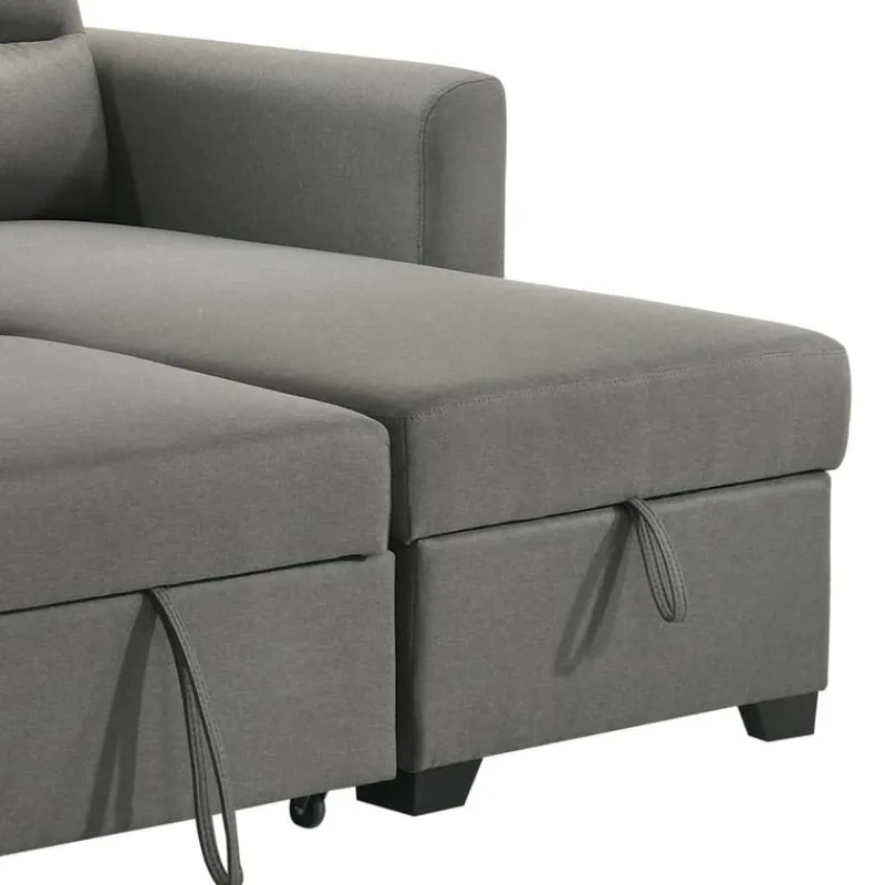 Reversible Sectional Bed with Storage -