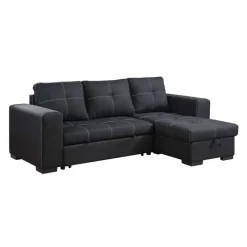 Reversible Sectional Bed with Storage