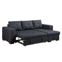 Reversible Sectional Bed with Storage