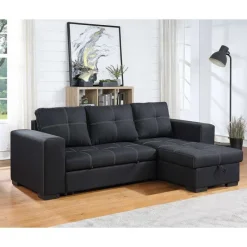 Reversible Sectional Bed with Storage
