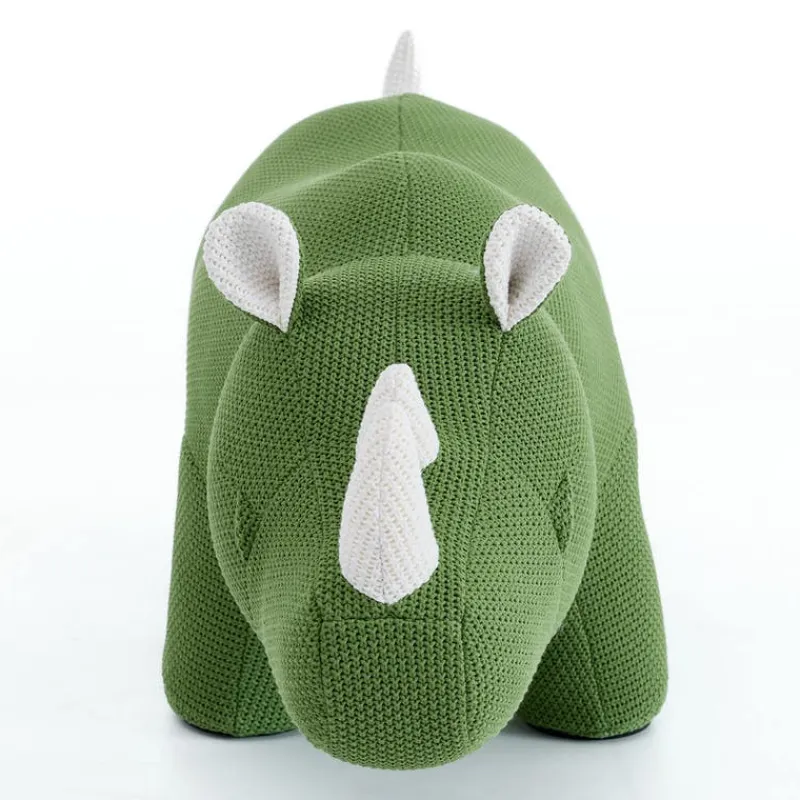 Rhinoceros-Shaped Kids Pouf – 35" x 11.8" x 17.3"