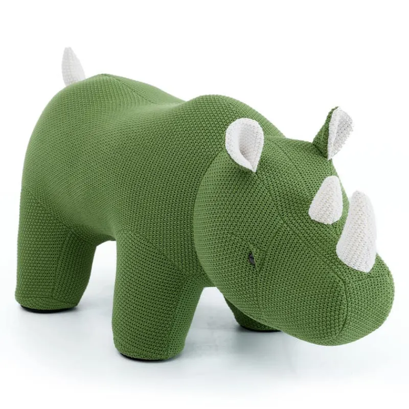 Rhinoceros-Shaped Kids Pouf – 35" x 11.8" x 17.3"