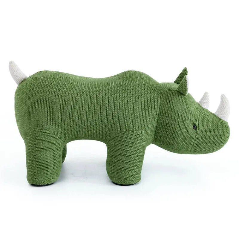 Rhinoceros-Shaped Kids Pouf – 35" x 11.8" x 17.3"