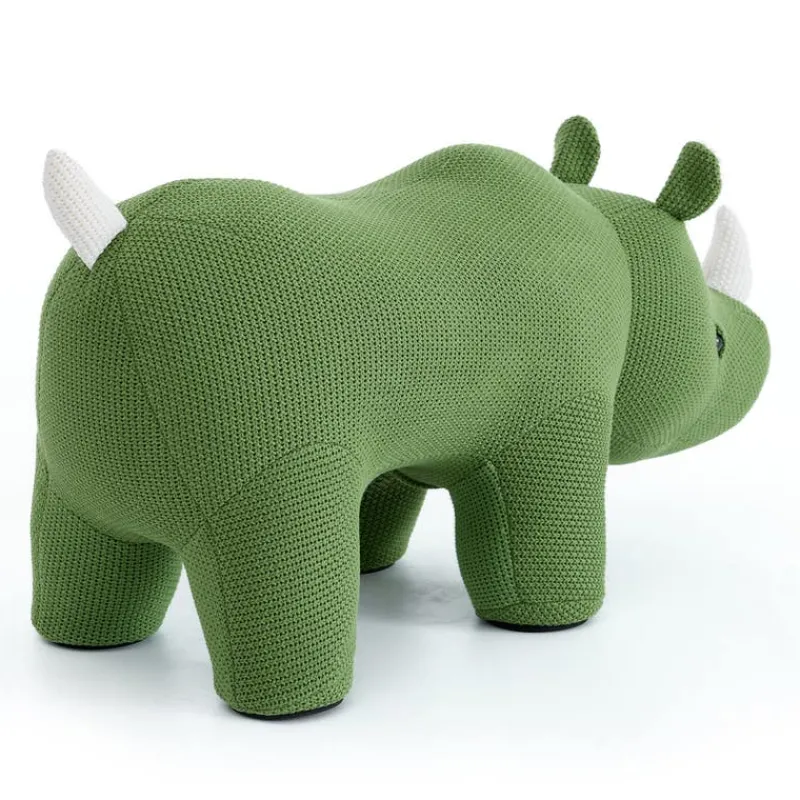 Rhinoceros-Shaped Kids Pouf – 35" x 11.8" x 17.3"