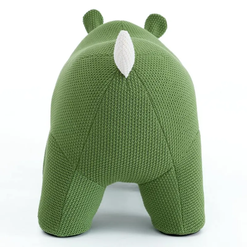 Rhinoceros-Shaped Kids Pouf – 35" x 11.8" x 17.3"