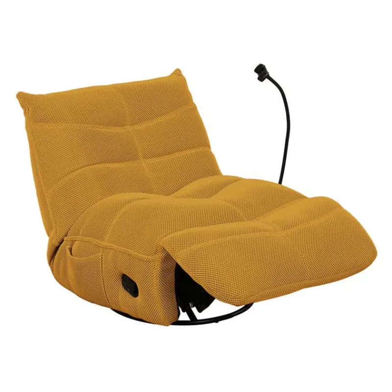 Rocking Recliner with Phone Holder - en Yellow