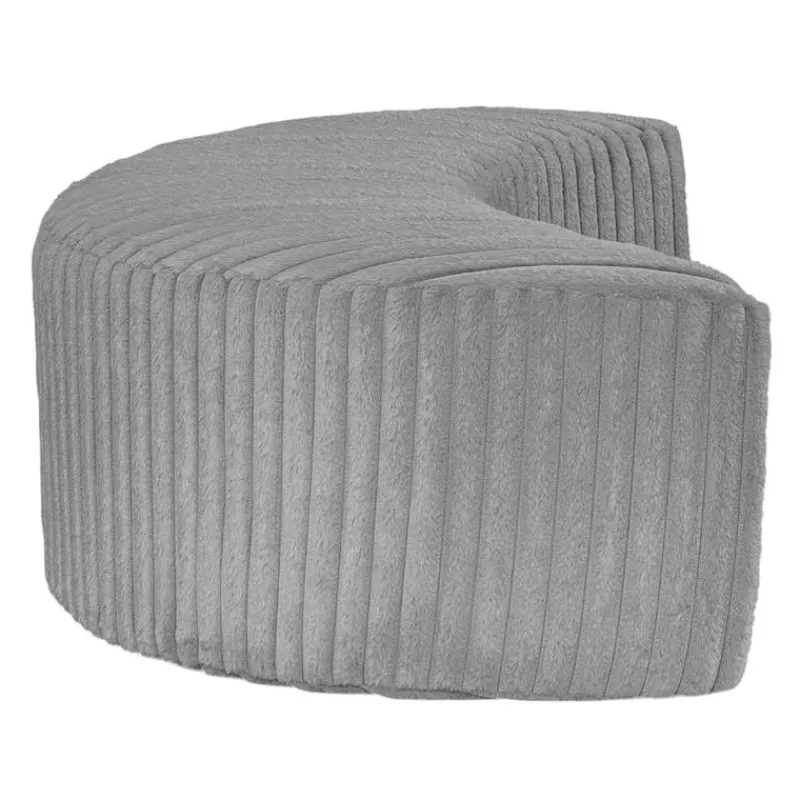 Rolled & Compressed Sealy Corduroy Armchair-in-a-Box with an Ottoman -