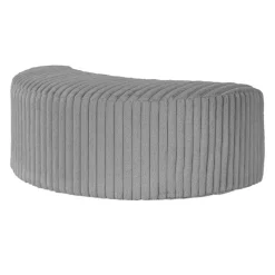 Rolled & Compressed Sealy Corduroy Armchair-in-a-Box with an Ottoman -