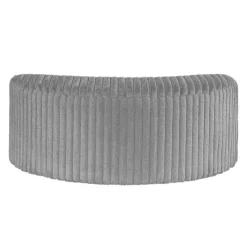Rolled & Compressed Sealy Corduroy Armchair-in-a-Box with an Ottoman -