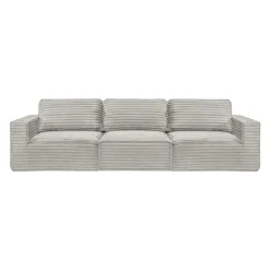 Rolled & Compressed Sofa in Corduroy Velvet -