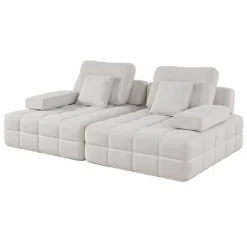 Rolled and Compressed Loveseat-in-a-Box