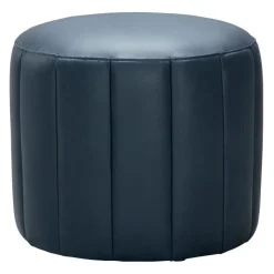 Round Pouf - Blue
