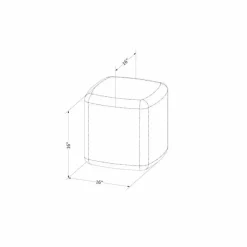 Meubles South Shore Pouf - South Shore
