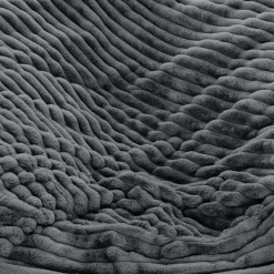 Sealy Corduroy Velvet Bean Bag - Grey