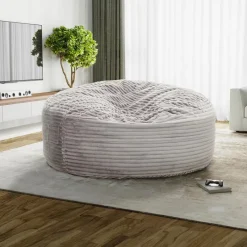 Sealy Corduroy Velvet Bean Bag -