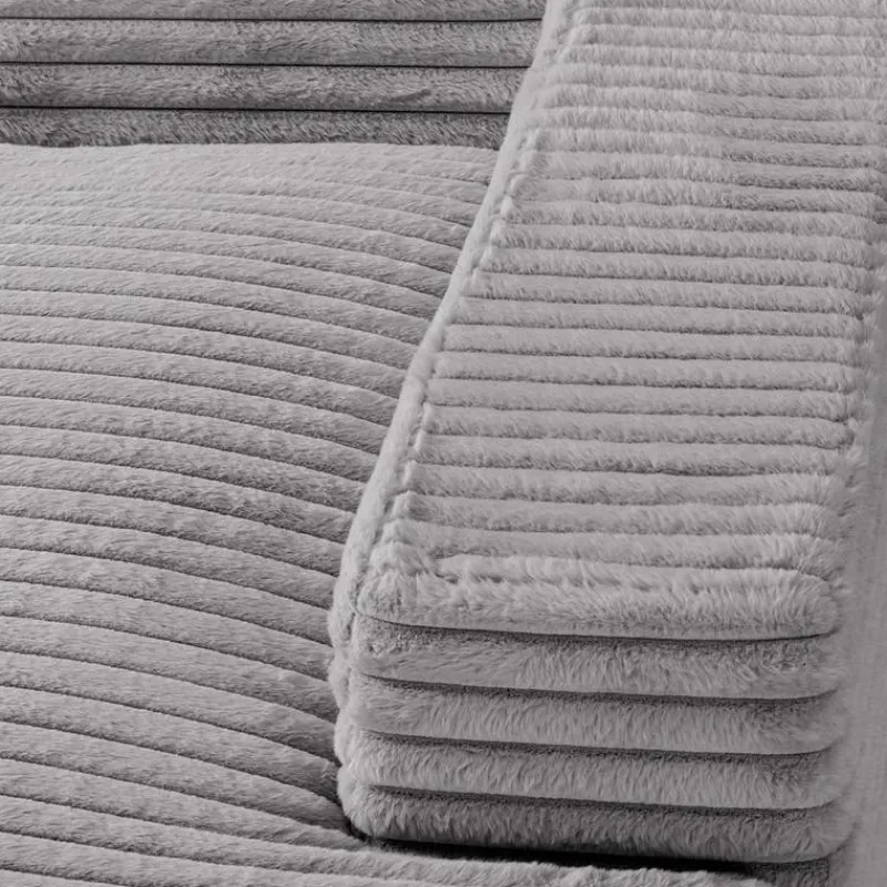 Sealy Corduroy Velvet Chaise -
