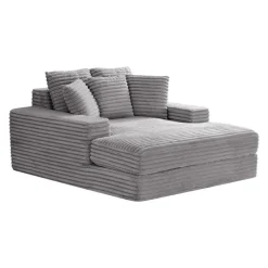 Sealy Corduroy Velvet Chaise -