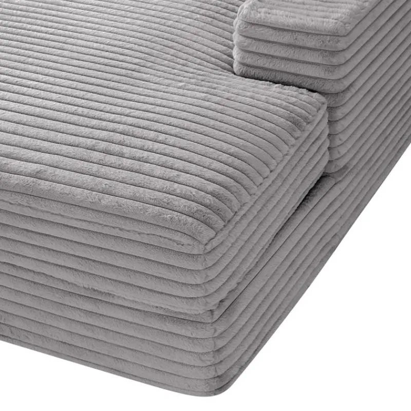 Sealy Corduroy Velvet Chaise -