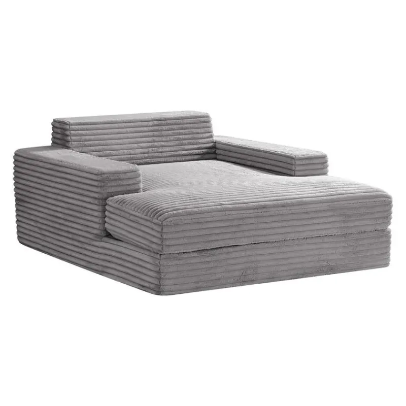 Sealy Corduroy Velvet Chaise -