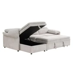 Sectional Bed and a Left-Side Chaise with Storage -