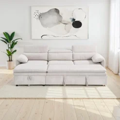 Sectional Bed and a Left-Side Chaise with Storage -