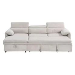 Sectional Bed and a Left-Side Chaise with Storage -