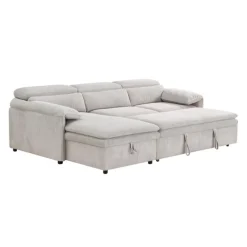 Sectional Bed and a Left-Side Chaise with Storage -