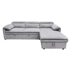 Sectional Bed and a Right-Side Chaise with Storage -