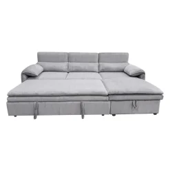 Sectional Bed and a Right-Side Chaise with Storage -
