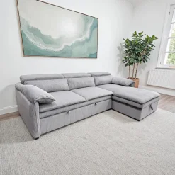Sectional Bed and a Right-Side Chaise with Storage -