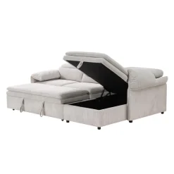 Sectional Bed and a Right-Side Chaise with Storage -